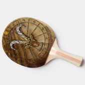 Capricorn Zodiac Astrologie Design Tischtennis Schläger (Seitenansicht)
