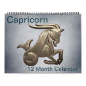Capricorn Zodiac Astrologie Farbige Zeichen Kalender (Titelbild)
