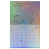 Capricorn Zodiac Astrologie Farbige Zeichen Kalender (Mär 2026)