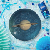 Capricorn Zodiac Astrologisches Zeichen - Planet S Pappteller (Party)
