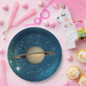 Capricorn Zodiac Astrologisches Zeichen - Planet S Pappteller (Party)