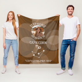 Capricorn Zodiac Astrology Sign Photo Birthdate Fleecedecke