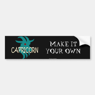 Capricorn zodiac autoaufkleber