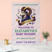 Capricorn Zodiac Baby Shower Acrylschild (Hochzeit)