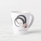 Capricorn Zodiac Boho Tasse (Rechte Ecke)