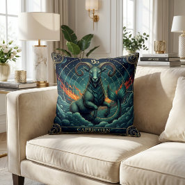 Capricorn Zodiac Celestial Kissen