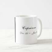 Capricorn Zodiac Coffee Tasse (VorderseiteRechts)
