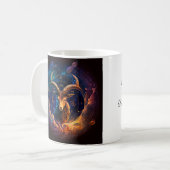 Capricorn Zodiac Coffee Tasse (Vorderseite Links)