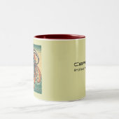 Capricorn Zodiac Coffee Tasse Retro Style (Mittel)