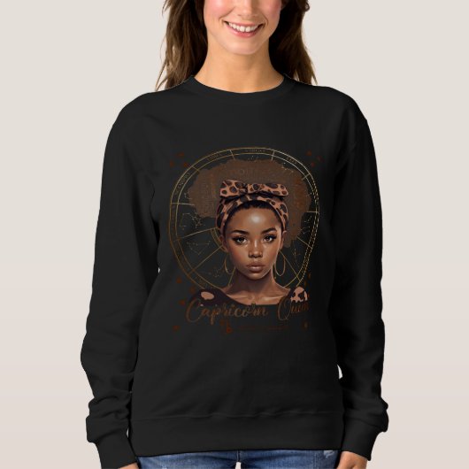 Capricorn Zodiac Constellation Sweatshirt (Vorderseite)