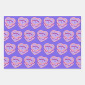 Capricorn Zodiac Coquette Herz Birthday Cake Geschenkpapier Set (Vorderseite 2)