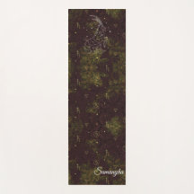 Capricorn Zodiac Custom Lila Gold Oriental