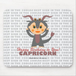 Capricorn Zodiac für Kinder Mousepad