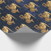 Capricorn Zodiac Geschenkpapier (Ecke)