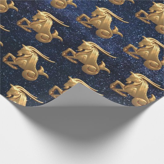 Capricorn Zodiac Geschenkpapier (Ecke)