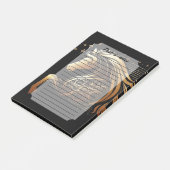 Capricorn Zodiac Gold Horse Astrology Post-it Klebezettel (angewinkelt)