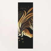 Capricorn Zodiac Gold Horse Astrology Yogamatte (Vorderseite)