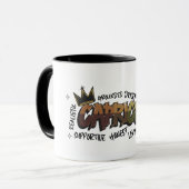 Capricorn Zodiac Graffiti  Tasse (Vorderseite Links)