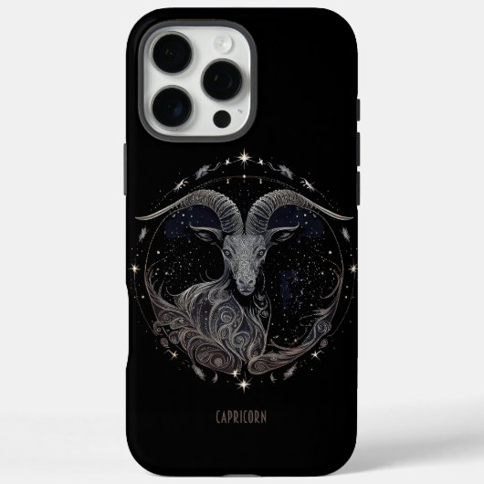 Capricorn Zodiac Horoskop Case-Mate iPhone Hülle (Rückseite)