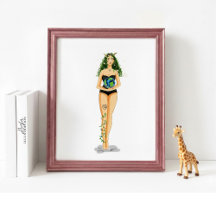 Capricorn Zodiac Illustration – Hand Drawn