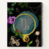 Capricorn Zodiac Journal Notizblock (Rückseite)