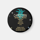 Capricorn Zodiac Magnet (Vorne)