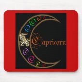 Capricorn Zodiac Moon Mousepad (Vorne)
