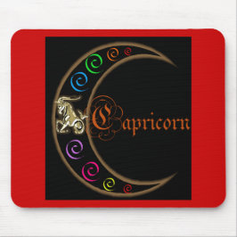 Capricorn Zodiac Moon Mousepad