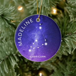Capricorn Zodiac Ornament Personalisiertes Zodiac-