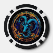 Capricorn Zodiac Poker Chips - Astrologie Chips (Rückseite)