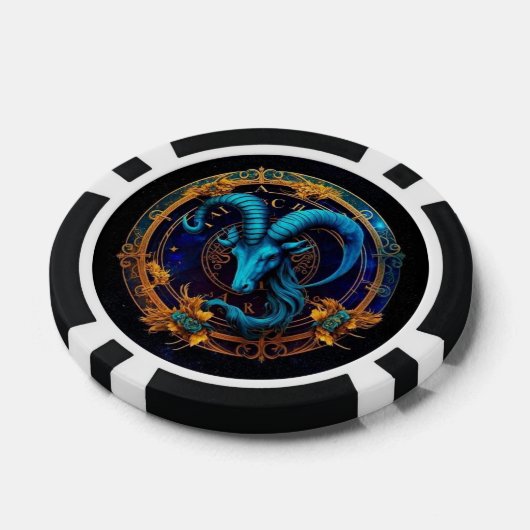 Capricorn Zodiac Poker Chips - Astrologie Chips (Einzeln)