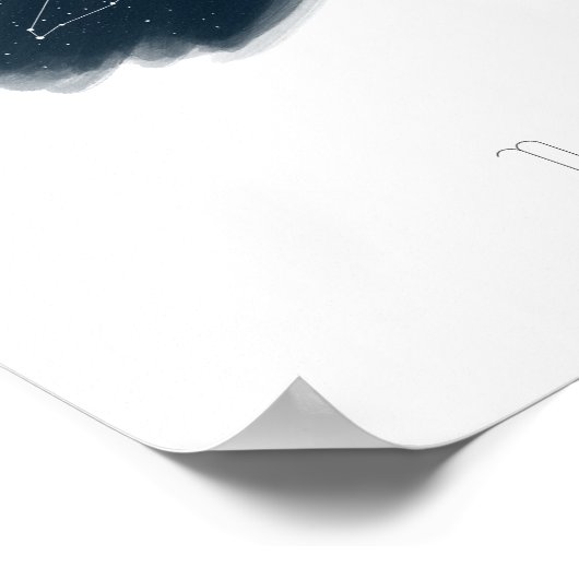 Capricorn Zodiac Poster (Ecke)