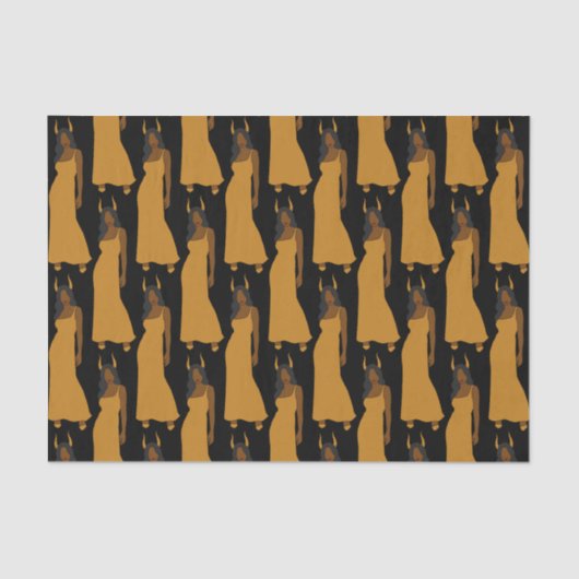 Capricorn Zodiac Seidenpapier (Vorderseite)