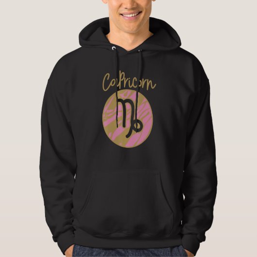 Capricorn Zodiac Sign_2 Hoodie (Vorderseite)