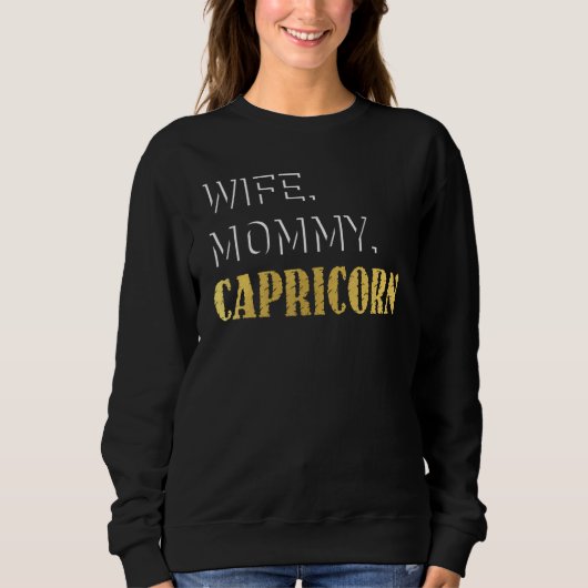 Capricorn Zodiac Sign_7 Sweatshirt (Vorderseite)