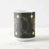 Capricorn Zodiac Sign Astrologie Mandala Spirituel Kaffeetasse (Mittel)