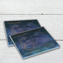 Capricorn Zodiac Sign Astrologischer Name Geschenk Glasuntersetzer