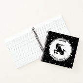 Capricorn Zodiac Sign, Black & White Notebook Notizblock (Innenseite)