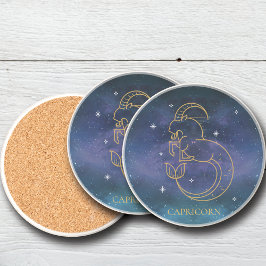 Capricorn Zodiac Sign Constellation dekorativ Getränkeuntersetzer