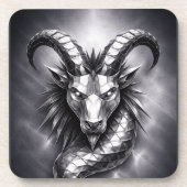 capricorn zodiac sign getränkeuntersetzer (Vorderseite)