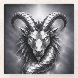 capricorn zodiac sign glasuntersetzer