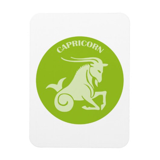 Capricorn, Zodiac Sign, Horoscope, Astrology Magnet (Vertikal)