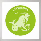 Capricorn, Zodiac Sign, Horoscope, Astrology Poster (Vorne)