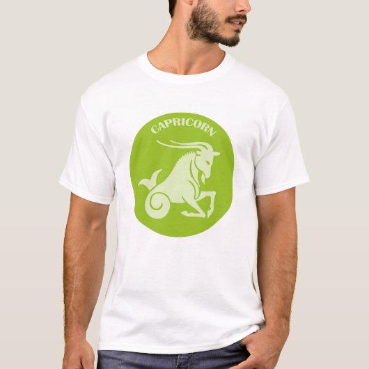 Capricorn, Zodiac Sign, Horoscope, Astrology T-Shirt (Vorderseite)