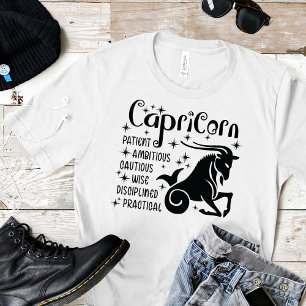 Capricorn Zodiac Sign Horoskop T - Shirt