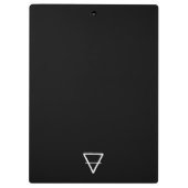Capricorn Zodiac Sign -  Klemmbrett (Rückseite)