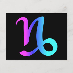 Capricorn Zodiac Sign Postcard Postkarte