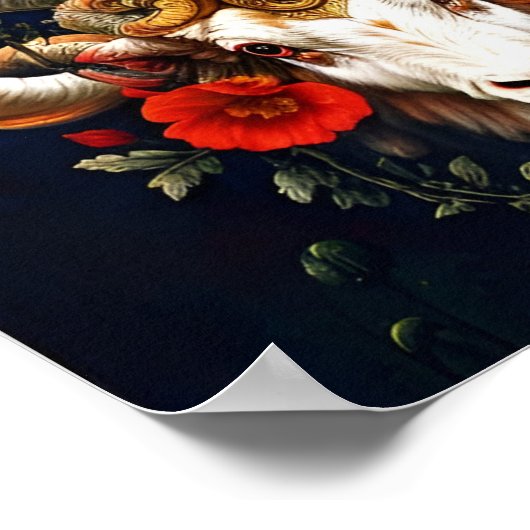 Capricorn Zodiac Sign Poster (Ecke)