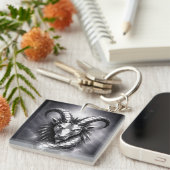 capricorn zodiac sign schlüsselanhänger (Vorderseite rechts)