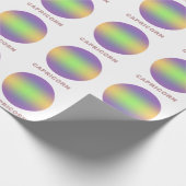 Capricorn Zodiac Sign Stilvolle Gradient Geschenkpapier (Ecke)